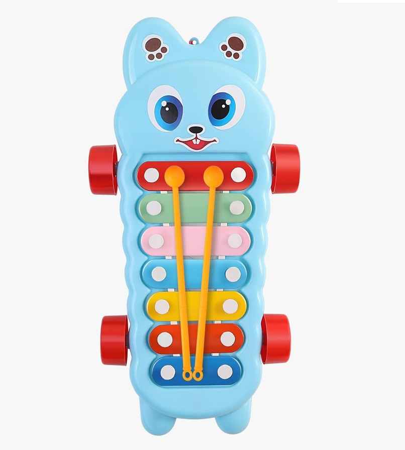 Mommers- Xylophone Musical Educational Toy for Kid | 1-3 Year Old - Blue