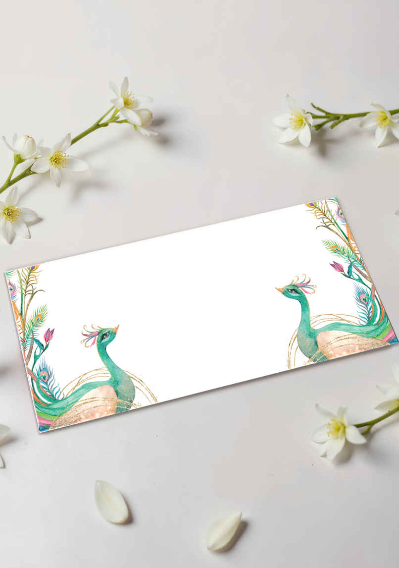 Peacock Envelope | Mad Over Prints