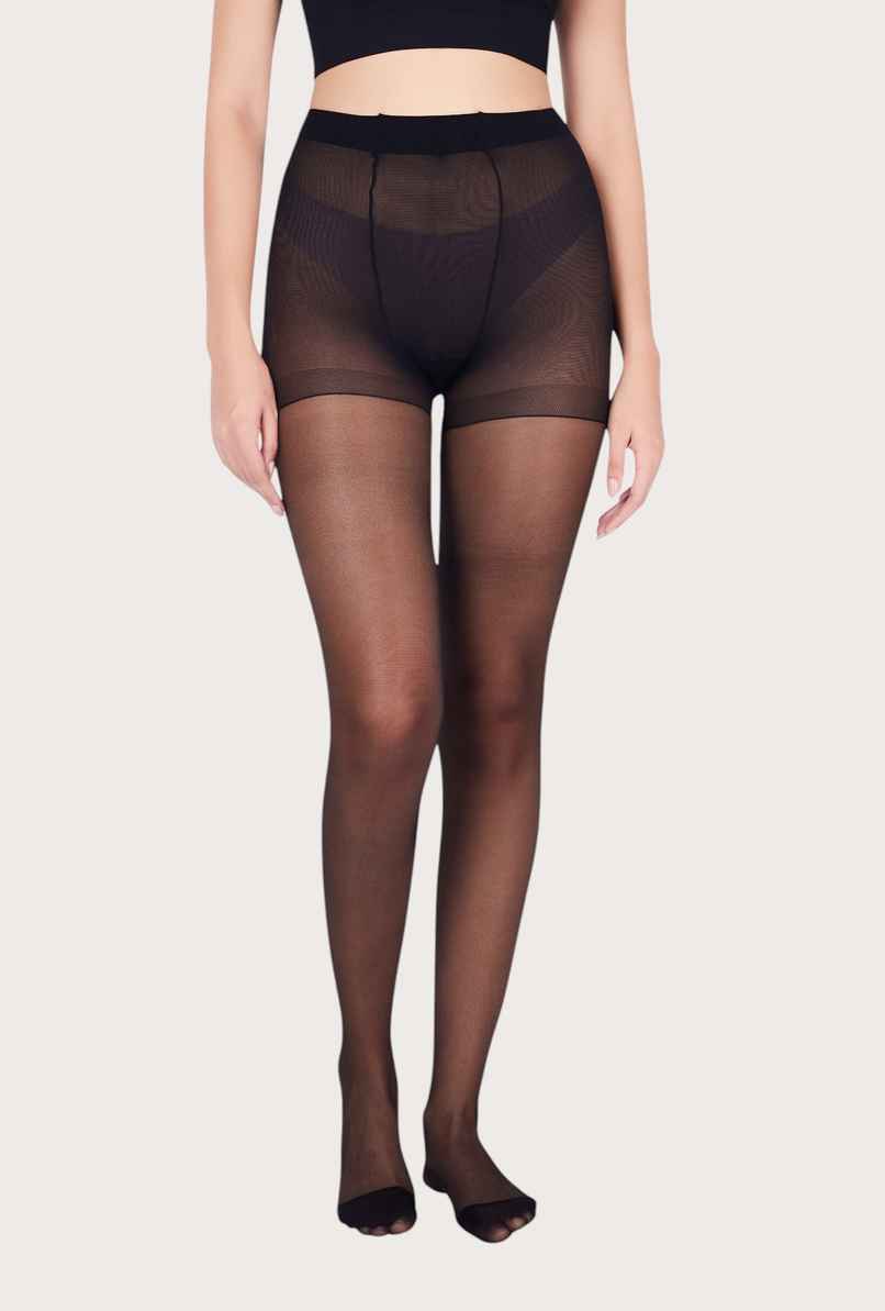 PLUMBURY Women's High Waist Pantyhose Sheer Tights Stockings PLUMBURY Women's High Waist Pantyhose Sheer Tights Stockings