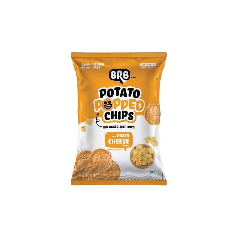 BRB Potato Popped Chips | Pasta Cheese Flavour