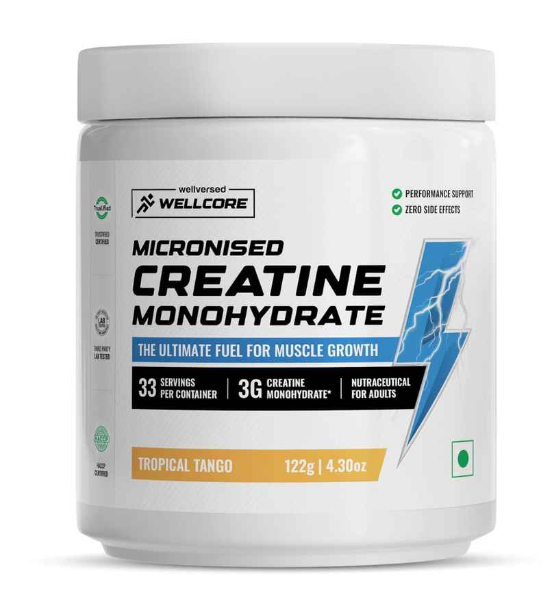 Wellcore Pure Micronised Creatine Monohydrate Tropical Tango Wellcore Pure Micronised Creatine Monohydrate Tropical Tango