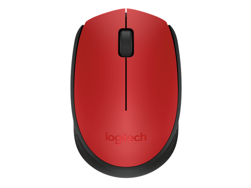 Logitech M171 Wireless Mouse-Red