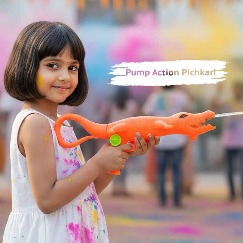 Free Wheel Croco 2 In 1 Pipe Pichkari | Tota Free Wheel Croco 2 In 1 Pipe Pichkari | Tota