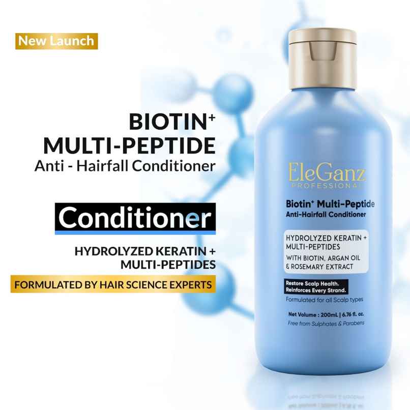 EleGanz Professional Biotin+ Multipeptide Anti-Hairfall Conditioner with Rosemary Extracts