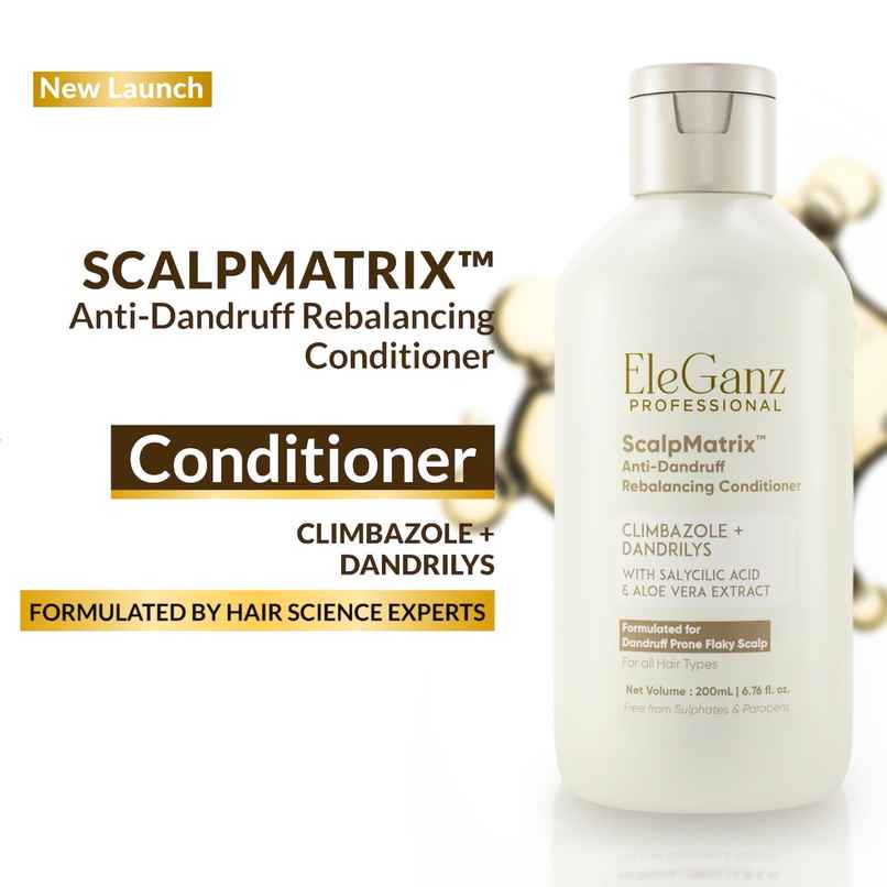 EleGanz Professional ScalpMatrix Anti-Dandruff Conditioner | Climbazole + Dandrilys