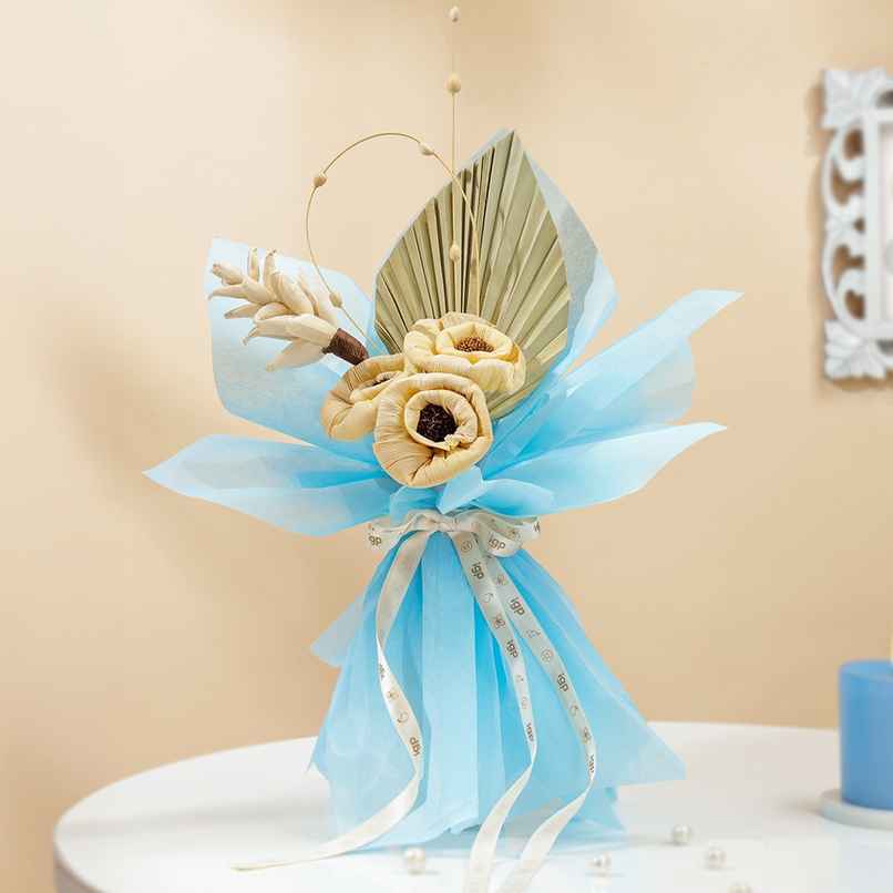 Blossom Dry Flower Bouquet | Elegant Gift for Loved Ones | Gifting Essential | IGP