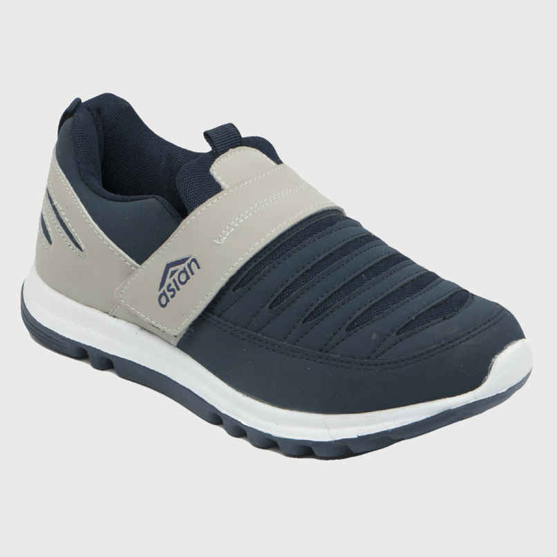 Asian Men s Superfit Navy Velcro Shoes | UK-7