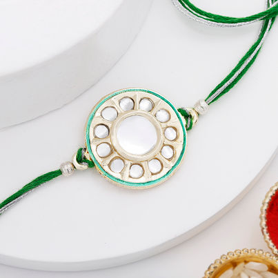 Kundan Round Rakhi (IGP) Kundan Round Rakhi (IGP)