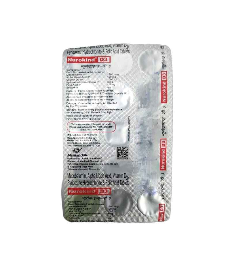 Nurokind D3 Tablet Nurokind D3 Tablet