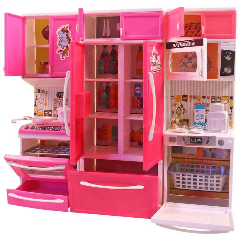 Toyshine Musical 3-Compartment Kitchen Toy Set for Toddlers Toyshine Musical 3-Compartment Kitchen Toy Set for Toddlers