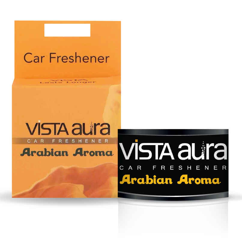 Vista Auto Care Car Freshener Arabian Aroma, Wooden Fiber, Car Interior Air Freshener Perfume