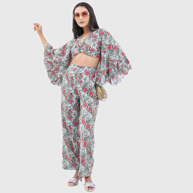 Ketch Women's Top with Trousers | Green - XL