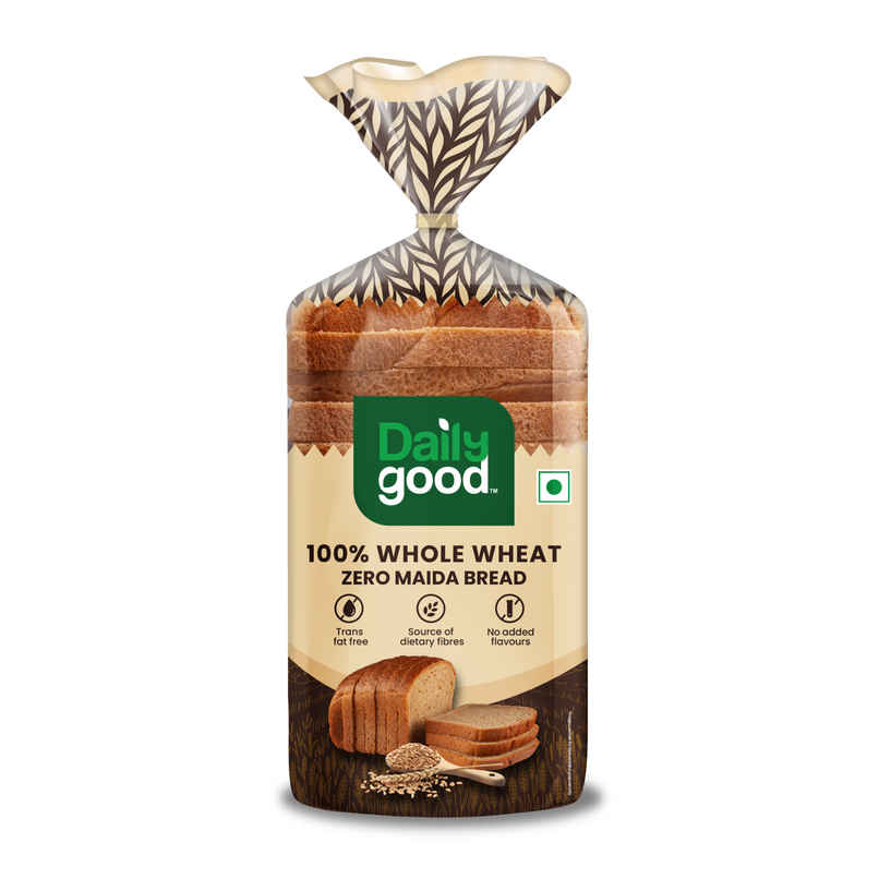 Daily Good 100% Wholewheat Zero Maida Bread