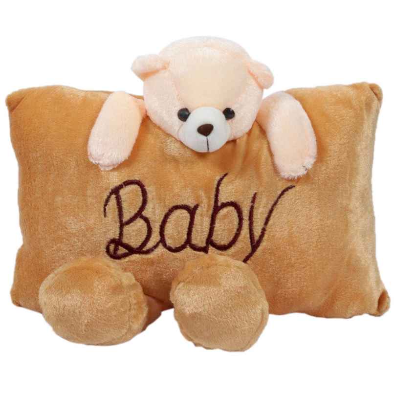 DearJoy Cute Teddy Bear Pillow - Brown