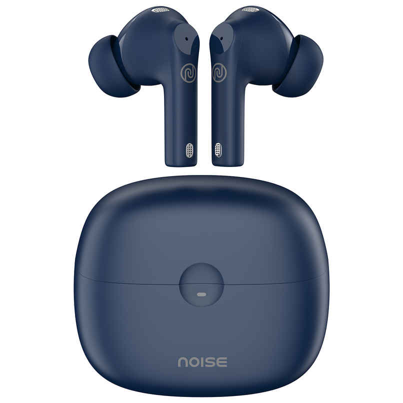 Noise Buds Nero TWS Earbuds with Rubberised Finish, Quad Mic ENC & 45H Playtime - Midnight Blue
