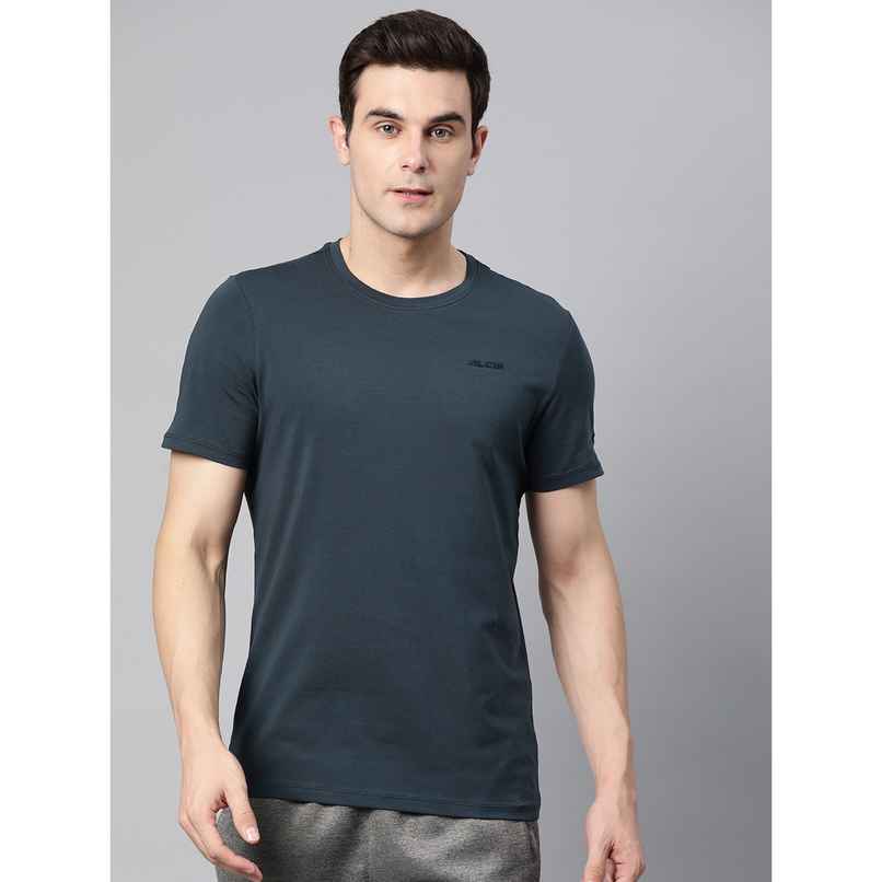 Alcis Men's Round Neck T-Shirt | Stormy Blue | M