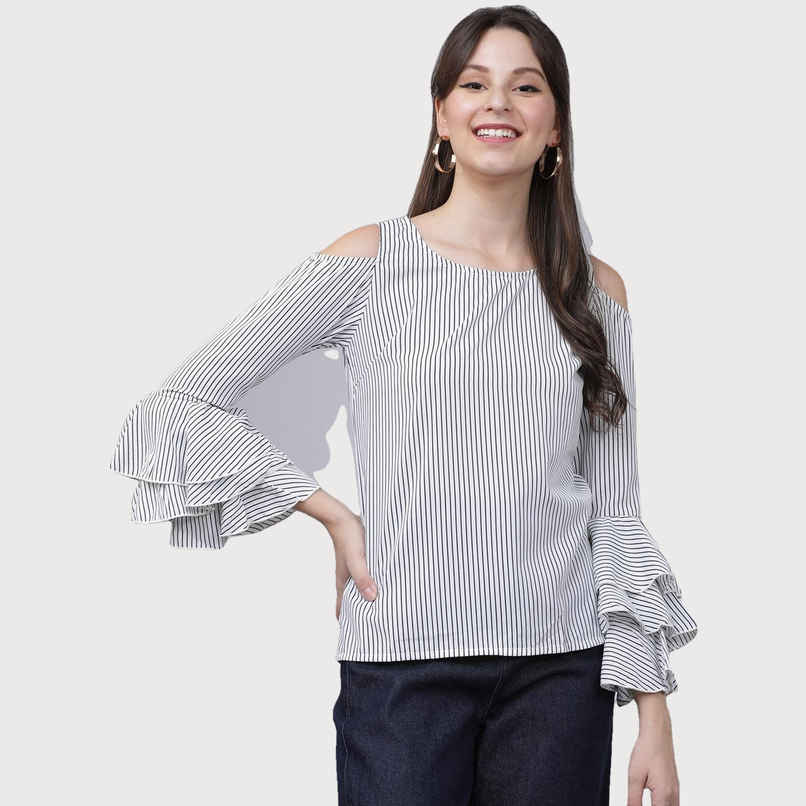Women's Striped Top Regular Fit Contemporary