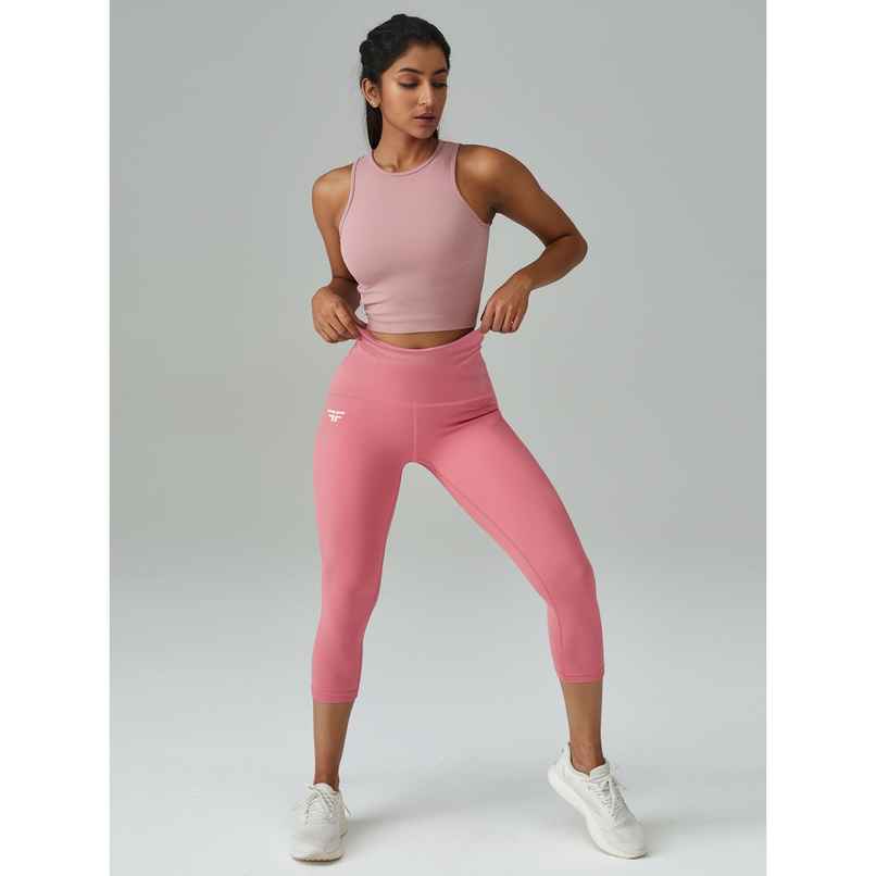 Fflirtygo Women's Capri 4 Way Stretch Slim Fit Leggings Fsc Brose | S