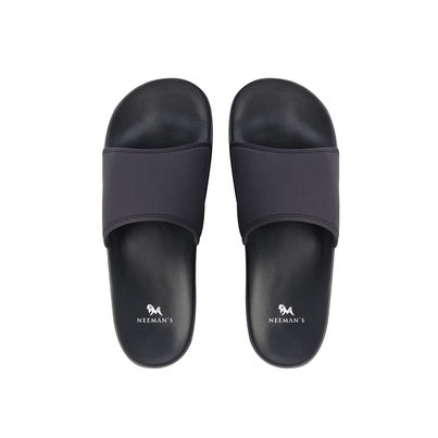 Neemans Unisex Eco Slides - Coal Black | UK 8 Neemans Unisex Eco Slides - Coal Black | UK 8