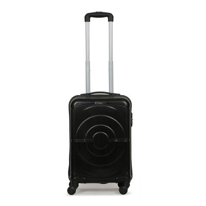 Teakwood Textured PP 48 L Telescopic Hard Luggage | Black - 55 cm Teakwood Textured PP 48 L Telescopic Hard Luggage | Black - 55 cm