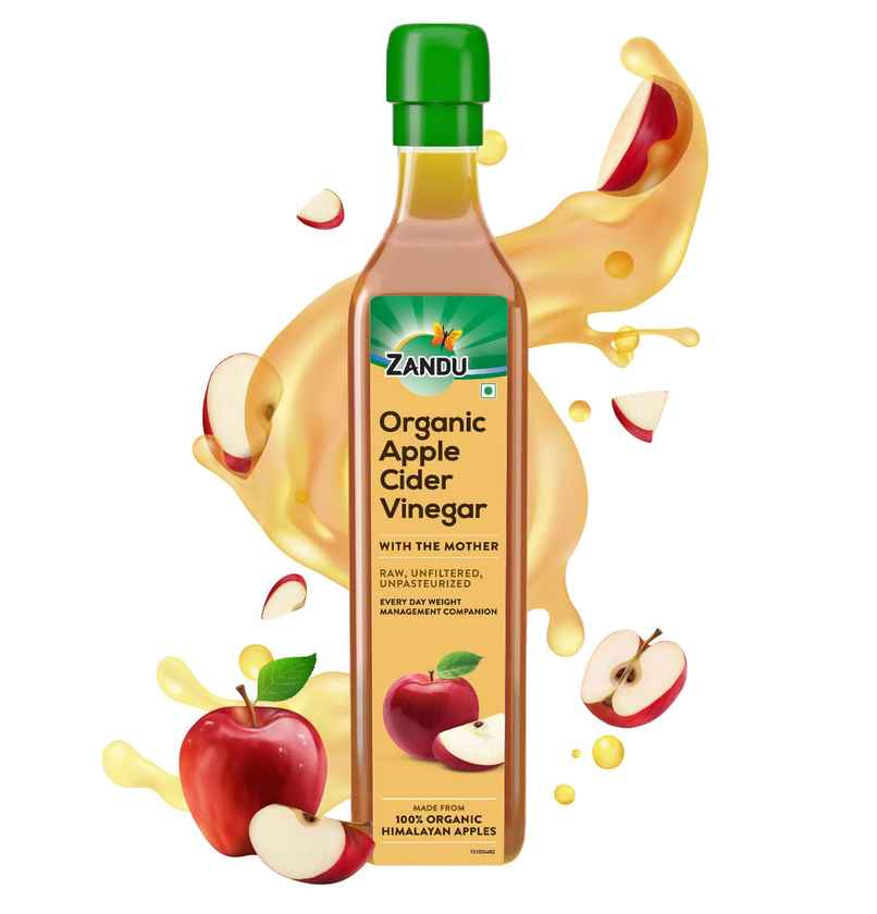 Zandu Organic Apple Cider With Mother Of Vinegar