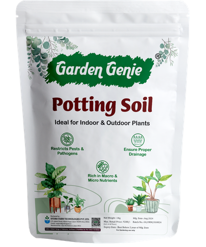 Garden Genie Potting Soil Mix for plants | Organic Garden Plant Soil for All Types of Plants