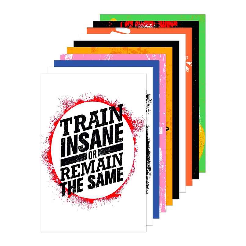 Paper Plane Design Wall Posters For Office Decor | Set of 10 | Size | 12 Inch x 18 Inch | D65