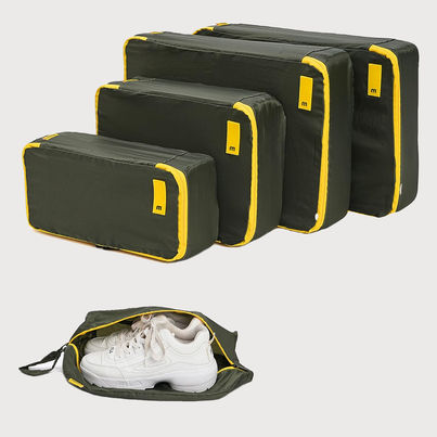 Mokobara Solid Nylon Travel Cubes | Homegrown Sunray Mokobara Solid Nylon Travel Cubes | Homegrown Sunray