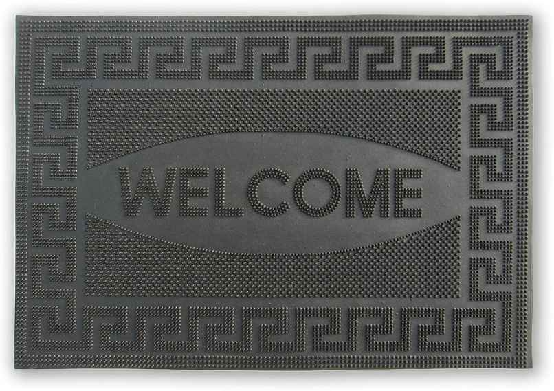 Status Pin Welcome Rubber Mat 38 Cm x 58 Cm
