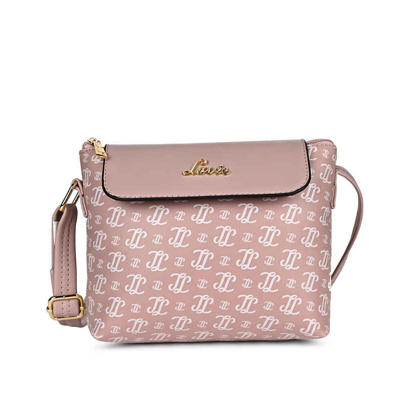 Women's Mono Ll Rio Flap Crossbody Sling Bag | Ladies Purse Handbag | Pink