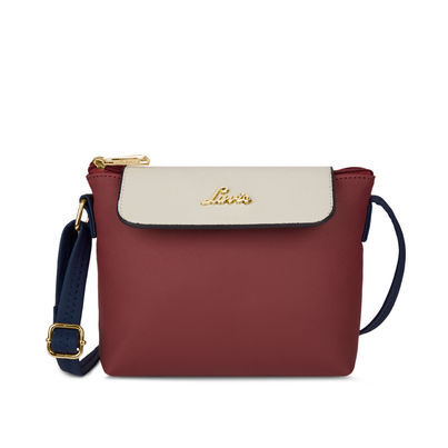 Lavie Women's Colourblock Rove Flap Crossbody Sling Bag | Ladies Purse Handbag | Red Lavie Women's Colourblock Rove Flap Crossbody Sling Bag | Ladies Purse Handbag | Red