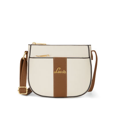 Lavie Women's Colourblock Spade Crossbody Sling Bag | Ladies Purse Handbag | Off White Lavie Women's Colourblock Spade Crossbody Sling Bag | Ladies Purse Handbag | Off White