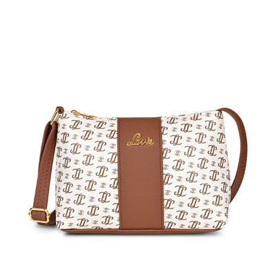 Lavie Women's Mono Ll Evelynn Crossbody Sling Bag | Ladies Purse Handbag | Off White Lavie Women's Mono Ll Evelynn Crossbody Sling Bag | Ladies Purse Handbag | Off White