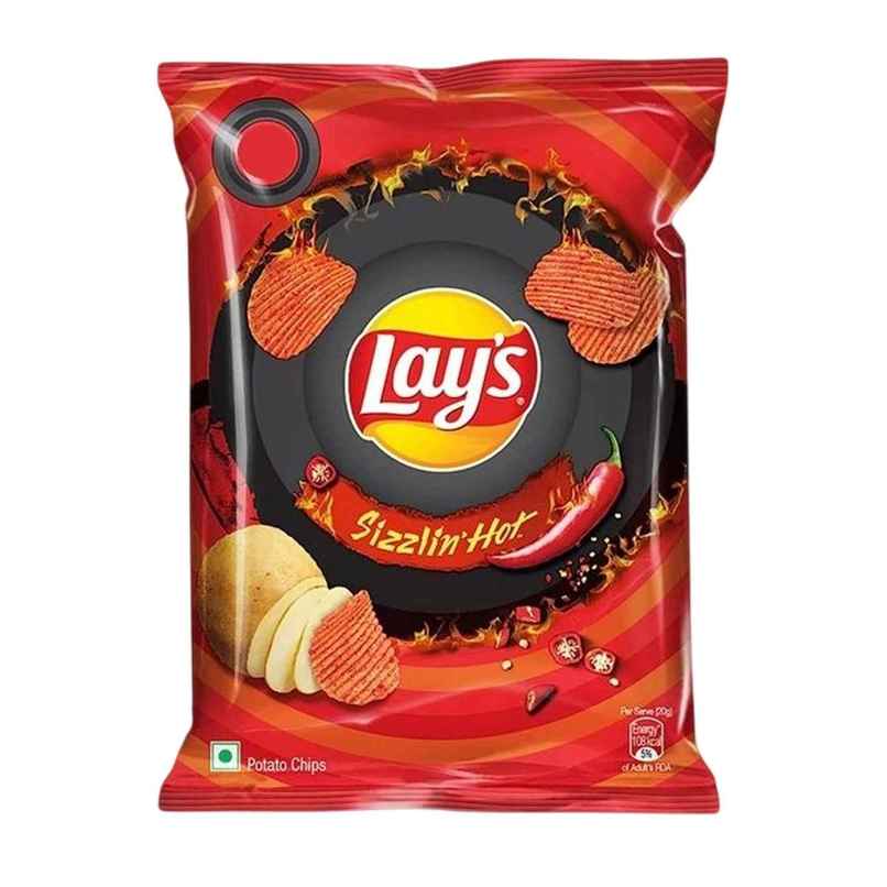 Lay's Potato Chips - Sizzling Hot Spicy Flavour Combo  