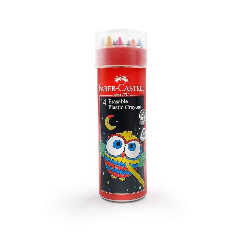 Faber-Castell Erasable Crayon Tin With Gold Silver