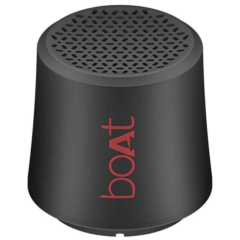 boAt Stone Uno BT Speaker w/ 3W Signature Sound, BTv5.3, 6 Hours Playtime (Raging Black)