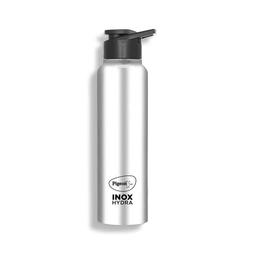 Pigeon Stainless Steel Inox Hydra Water Bottle | Silver - 900 ml