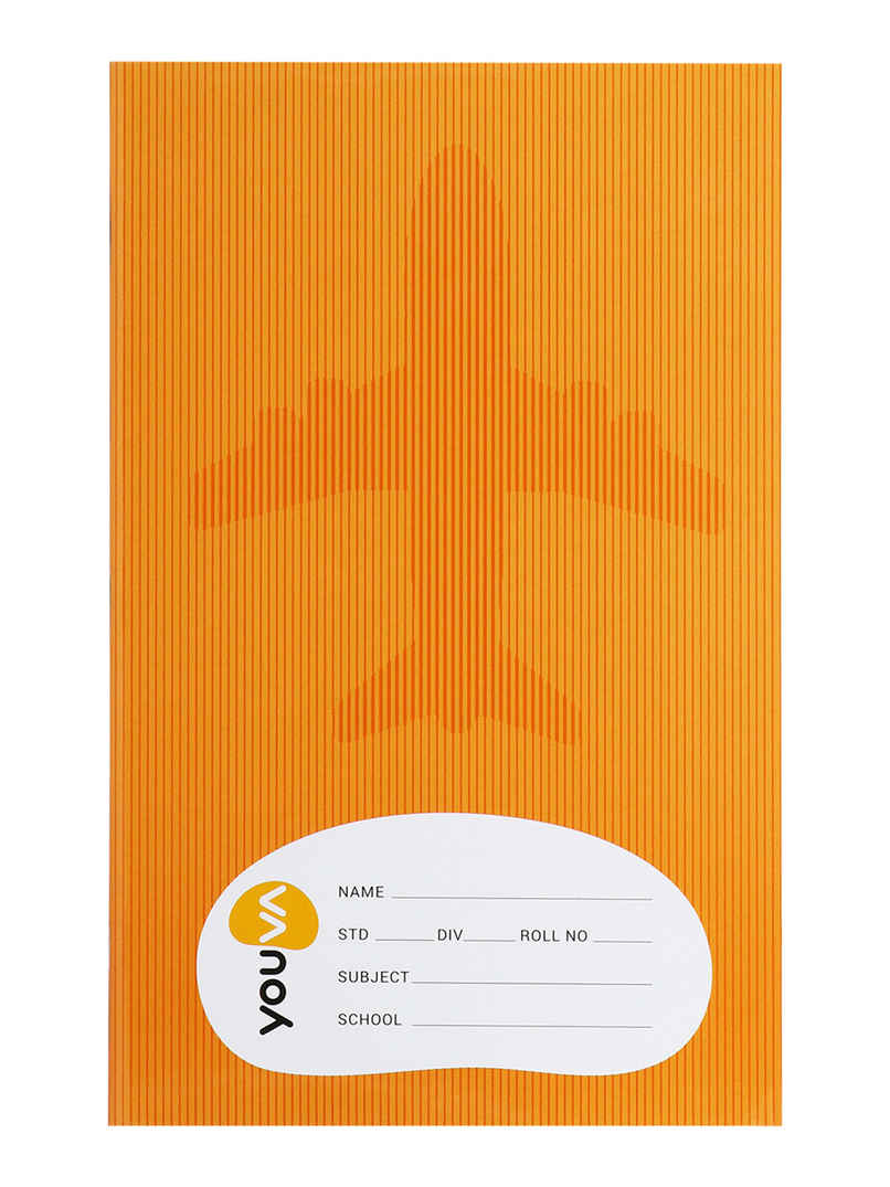 Navneet Youva Brown Soft Bound Single Line 172 Pages Long Book 17cm x 27cm