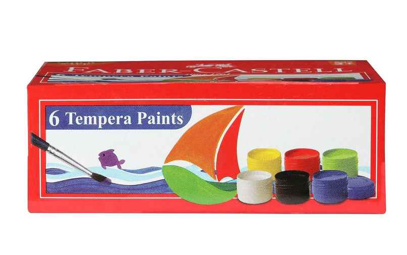 Faber-Castell Little Creatives Tempera Paints Set Of 6