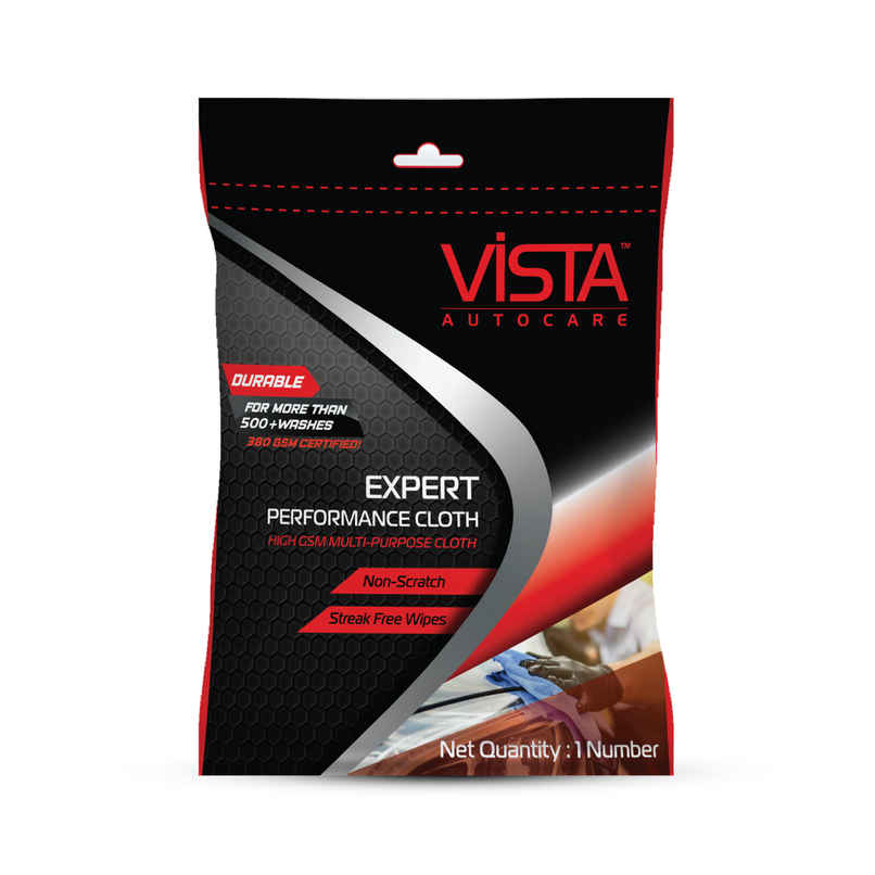 Vista Auto Care Expert Microfiber Car Cleaning Cloth - 40cm x 40cm