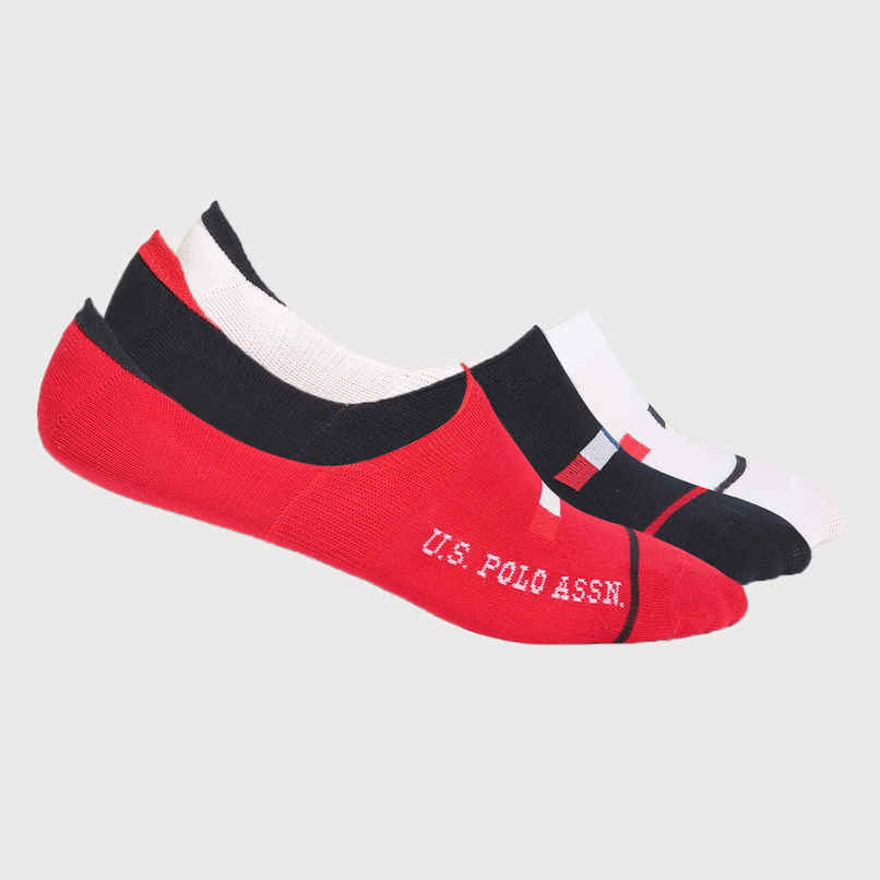 U.S. Polo Assn. | Socks Pack of 3 | ES001 | Red, White and Navy U.S. Polo Assn. | Socks Pack of 3 | ES001 | Red, White and Navy
