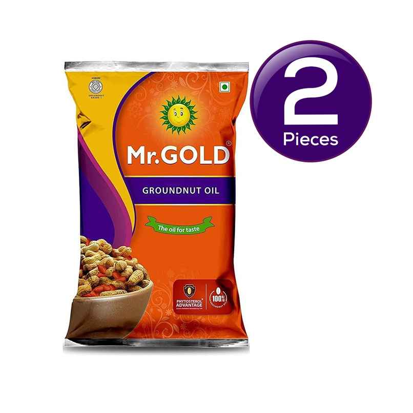 Mr. Gold Groundnut Oil Pouch Combo