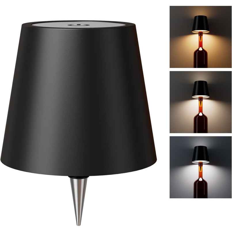 Hashwow Wireless Bottle Lamp Rechargeable Wine Bottle Touch Light