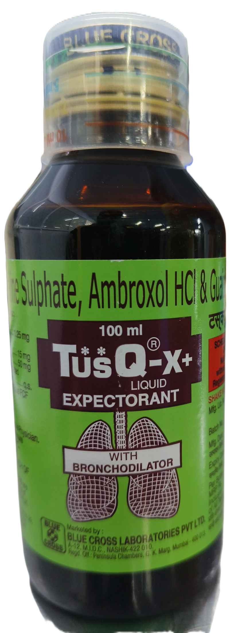 Tusq-X Plus Sugar Free Expectorant