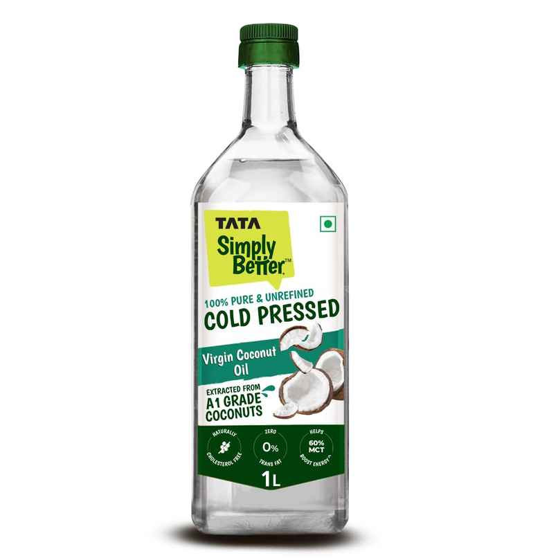 Tata Simply Better Virgin Coconut Cold Pressed Oil | Pure & Unrefined Oil