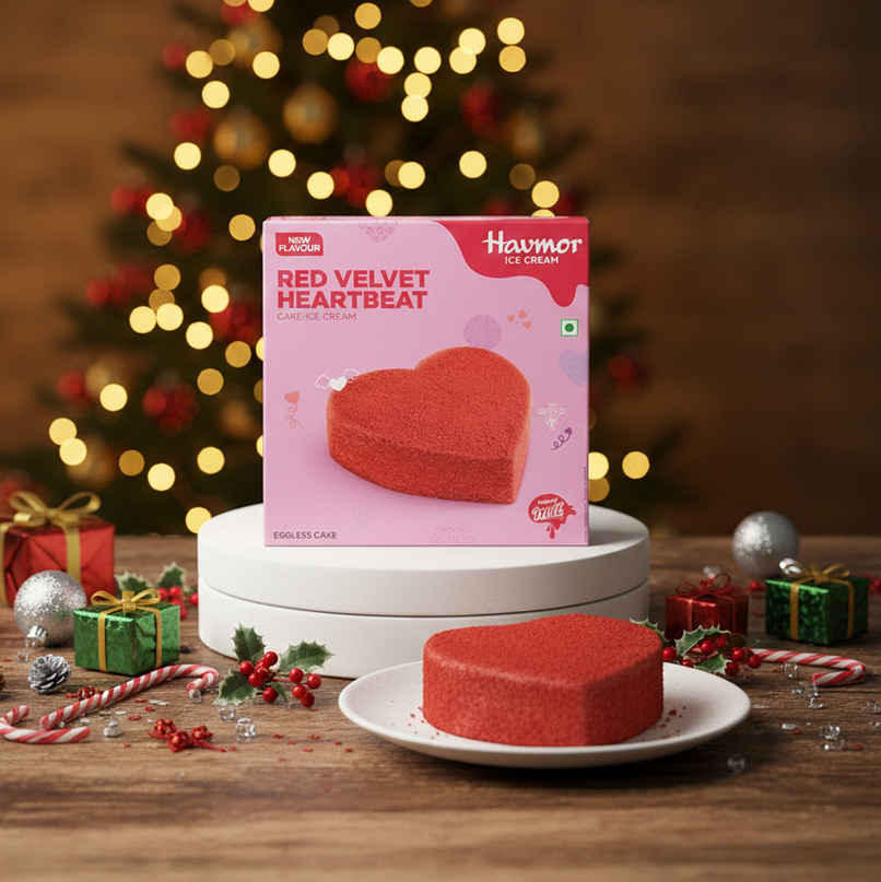 Havmor Red Velvet Heartbeat Cake | Soft & Creamy