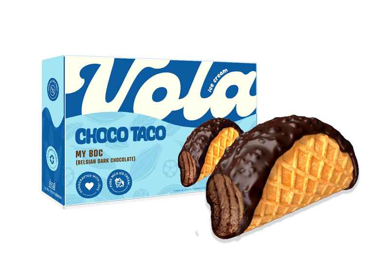 Vola Choco Taco Ice Cream (Single Piece) Vola Choco Taco Ice Cream (Single Piece)