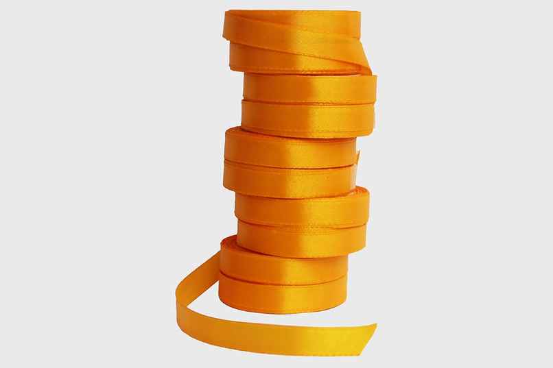 ABK Gift Ribbon Satin Role | 12 mm | 10 m Assorted colour | Single Colour pack (Colour May Vary)