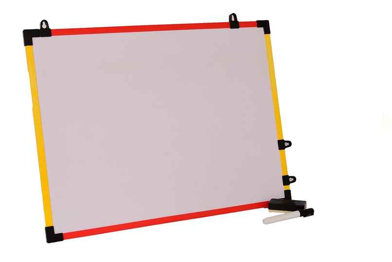 ABK Double Side White + Green Board For Kids 12 InchX18 Inch