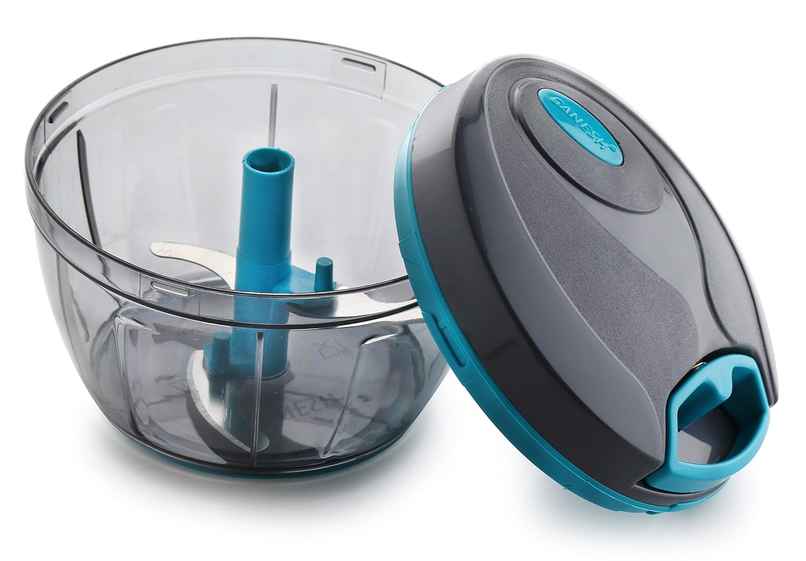 Quick Chopper with 3 Steel Blade, 500ml, 7001 Dark Cocoa Quick Chopper with 3 Steel Blade, 500ml, 7001 Dark Cocoa